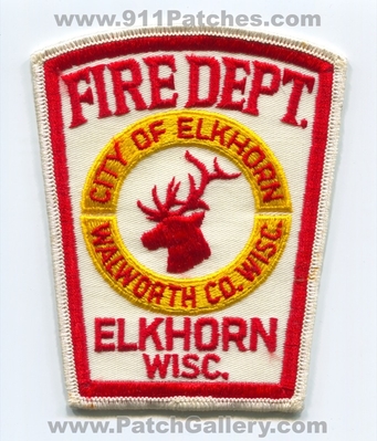 Elkhorn Fire Department Walworth County Patch (Wisconsin)
Scan By: PatchGallery.com
Keywords: city of dept. co. wisc.