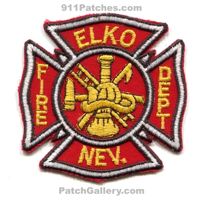 Elko Fire Department Patch (Nevada)
Scan By: PatchGallery.com
Keywords: dept. nev.