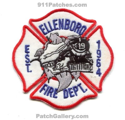 Ellenboro Fire Department 19 Patch (North Carolina)
Scan By: PatchGallery.com
Keywords: dept. est. 1964