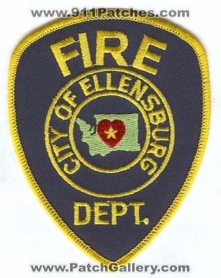 Ellensburg Fire Department (Washington)
Scan By: PatchGallery.com
Keywords: city of dept.