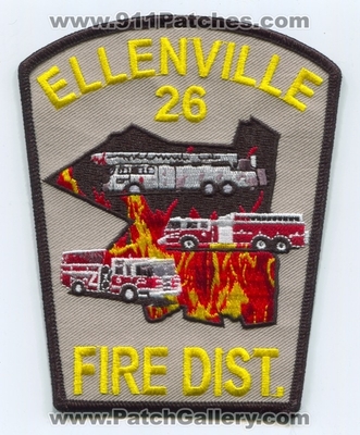 Ellenville Fire District 26 Patch (New York)
Scan By: PatchGallery.com
Keywords: dist. number no. #26 department dept.