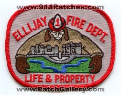 Ellijay Fire Department Patch (Georgia)
Scan By: PatchGallery.com
Keywords: dept. 1 life & and property
