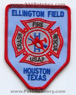 Ellington Field Joint Reserve Base Crash Fire Rescue CFR Department USAF Military Patch (Texas)
Scan By: PatchGallery.com
Keywords: jrb dept. houston arff aircraft airport firefighter firefighting