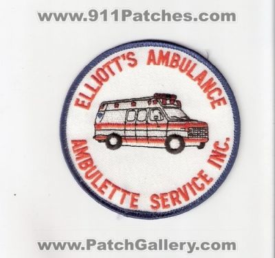Elliott's Ambulance Ambulette Service Inc (New York)
Thanks to Bob Brooks for this scan.
Keywords: ems elliotts inc.