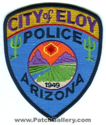 Eloy Police (Arizona)
Scan By: PatchGallery.com
Keywords: city of