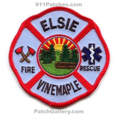 Elsie Vinemaple Fire Rescue Department Patch (Oregon)
Scan By: PatchGallery.com
Keywords: dept.