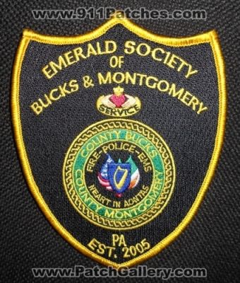 Emerald Society of Bucks and Montgomery County (Pennsylvania)
Thanks to Matthew Marano for this picture.
Keywords: & pa. fire police ems