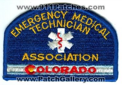 Emergency Medical Technician Association of Colorado Patch (Colorado)
[b]Scan From: Our Collection[/b]
Keywords: ems emt
