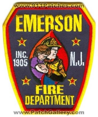 Emerson Fire Department Patch (New Jersey)
[b]Scan From: Our Collection[/b]

