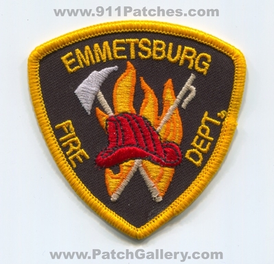 Emmetsburg Fire Department Patch (Iowa)
Scan By: PatchGallery.com
Keywords: dept.