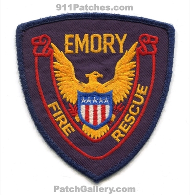 Emory Fire Rescue Department Patch (Texas)
Scan By: PatchGallery.com
Keywords: dept.