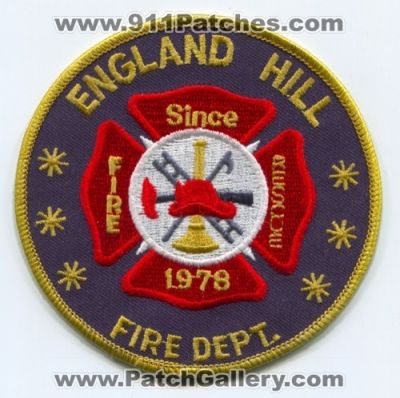 England Hill Fire Rescue Department Patch (Kentucky)
Scan By: PatchGallery.com
Keywords: dept.