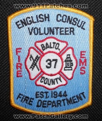 English Consul Volunteer Fire Department (Maryland)
Thanks to Matthew Marano for this picture.
Keywords: ems dept. balto. county baltimore 37