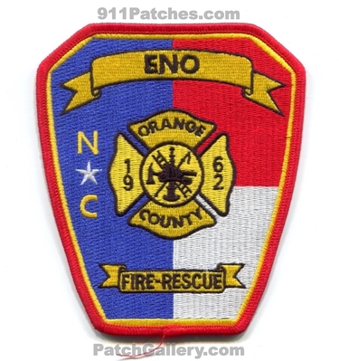 Eno Fire Rescue Department Orange County Patch (North Carolina)
Scan By: PatchGallery.com
Keywords: dept. co. 1962