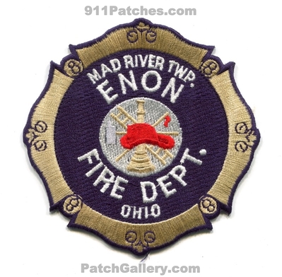 Enon Fire Department Mad River Township Patch (Ohio)
Scan By: PatchGallery.com
Keywords: dept. twp.
