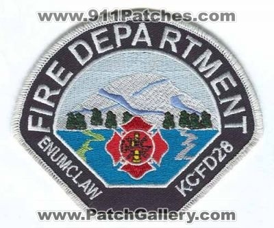 Enumclaw Fire Department King County District 28 (Washington)
Scan By: PatchGallery.com
Keywords: dept. co. dist. number no. #28 kcfd28