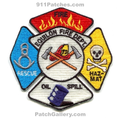 Equilon Oil Refinery Fire Department Patch (California)
Scan By: PatchGallery.com
Keywords: gas petroleum industrial emergency response team ert hazmat haz-mat hazardous materials rescue spill dept.