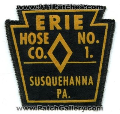 Erie Fire Hose Company Number 1 Susquehanna (Pennsylvania)
Scan By: PatchGallery.com
Keywords: co. no. #1 pa.