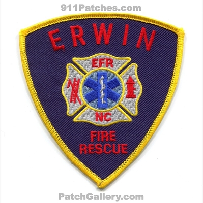 Erwin Fire Rescue Department Patch (North Carolina)
Scan By: PatchGallery.com
Keywords: dept. efr