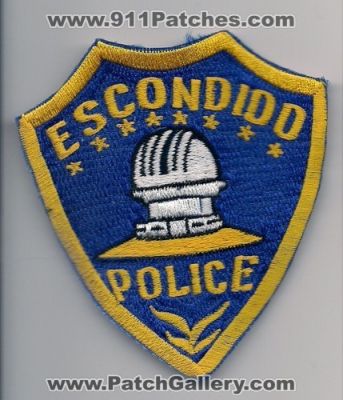 Escondido Police Department (California)
Thanks to Phil Colonnelli for this scan.
Keywords: dept.