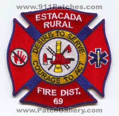Estacada Rural Fire District 69 Patch (Oregon)
Scan By: PatchGallery.com
[b]Patch Made By: 911Patches.com[/b]
Keywords: dist. number no. #69 department dept.