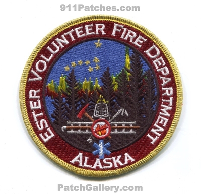 Ester Volunteer Fire Department Patch (Alaska)
Scan By: PatchGallery.com
Keywords: vol. dept.