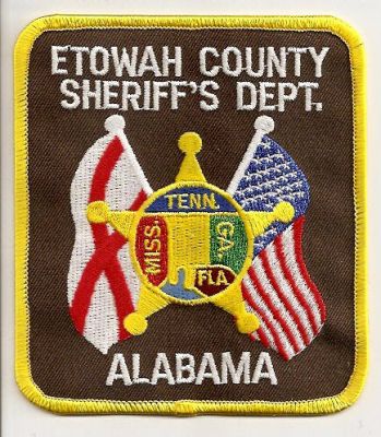 Etowah County Sheriff's Dept
Thanks to EmblemAndPatchSales.com for this scan.
Keywords: alabama sheriffs department