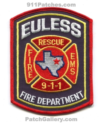 Euless Fire Rescue Department Patch (Texas)
Scan By: PatchGallery.com
Keywords: dept. ems 911 9-1-1
