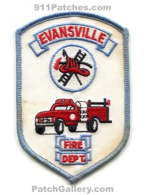 Evansville Fire Department Patch (Wyoming)
Scan By: PatchGallery.com
Keywords: dept.