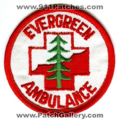 Evergreen Ambulance Patch (Colorado)
[b]Scan From: Our Collection[/b]
Keywords: ems