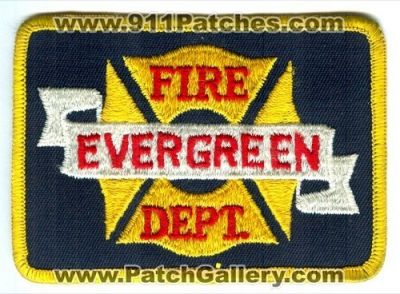 Evergreen Fire Department Patch (Colorado)
[b]Scan From: Our Collection[/b]
Keywords: dept.
