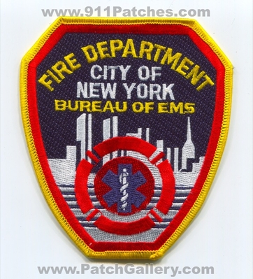 New York City Fire Department FDNY Bureau of EMS Patch (New York)
Scan By: PatchGallery.com
Keywords: of dept. f.d.n.y. ambulance