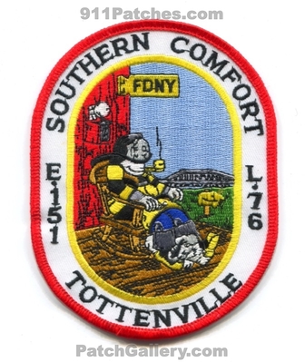 New York City Fire Department FDNY Engine 151 Ladder 76 Patch (New York)
Scan By: PatchGallery.com
Keywords: of dept. f.d.n.y. company co. station southern comfort tottenville
