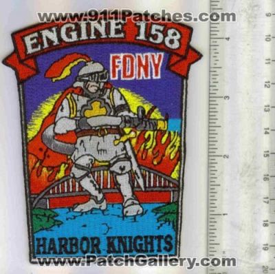 FDNY Fire Engine 158 (New York)
Thanks to Mark C Barilovich for this scan.
Keywords: department of