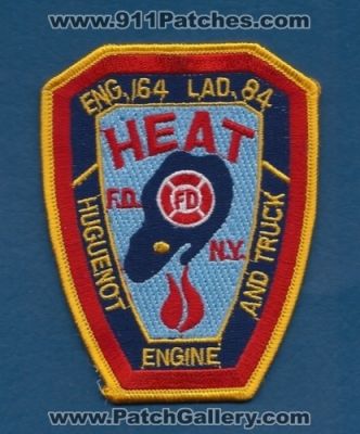 FDNY Fire Department Engine 164 Ladder 84 (New York)
Thanks to Paul Howard for this scan.
Keywords: city of dept. eng. lad. huguenot engine and truck heat f.d.n.y.