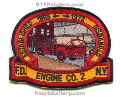 New York City Fire Department FDNY Engine 2 Patch (New York)
Scan By: PatchGallery.com
Keywords: of dept. f.d.n.y. company co. station established 1865 disbanded 1972