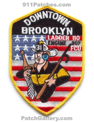 New York City Fire Department FDNY Engine 207 Ladder 110 Patch (New York)
Scan By: PatchGallery.com
Keywords: of dept. f.d.n.y. company co. station downtown brooklyn fcu