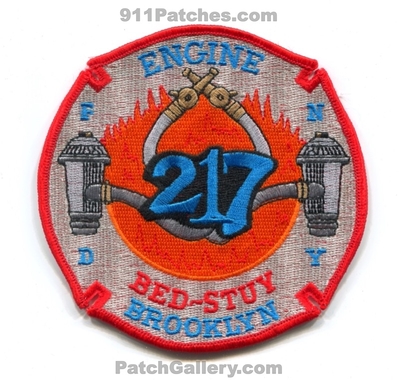 New York City Fire Department FDNY Engine 217 Patch (New York)
Scan By: PatchGallery.com
Keywords: of dept. f.d.n.y. company co. station bed-stuy brooklyn