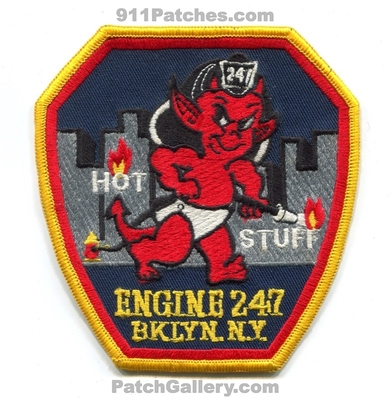New York City Fire Department FDNY Engine 247 Patch (New York)
Scan By: PatchGallery.com
Keywords: of dept. f.d.n.y. company co. station brooklyn bklyn. hot stuff devil