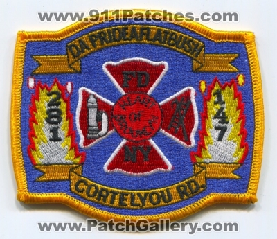 New York City Fire Department FDNY Engine 281 Ladder 147 Patch (New York)
Scan By: PatchGallery.com
Keywords: of dept. f.d.n.y. company co. station da pride a flatbush prideaflatbush cortelyou rd. road heart of brooklyn