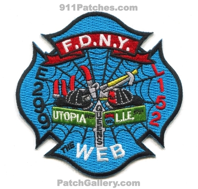 New York City Fire Department FDNY Engine 299 Ladder 152 Patch (New York)
Scan By: PatchGallery.com
Keywords: of dept. f.d.n.y. company co. station e299 l1522 the web queens utopia lie