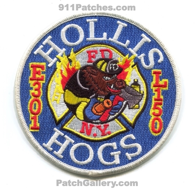 New York City Fire Department FDNY Engine 301 Ladder 150 Patch (New York)
Scan By: PatchGallery.com
Keywords: of dept. f.d.n.y. company co. station e301 l150 hollis hogs