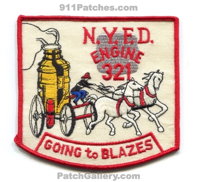 New York City Fire Department FDNY Engine 321 Patch (New York)
Scan By: PatchGallery.com
Keywords: of dept. f.d.n.y. company co. station going to blazes