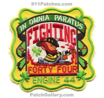New York City Fire Department FDNY Engine 44 Patch (New York)
Scan By: PatchGallery.com
Keywords: of dept. f.d.n.y. company co. station fighting forty four in omnia paratus