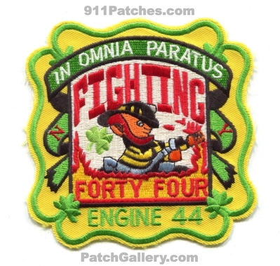 New York City Fire Department FDNY Engine 44 Patch (New York)
Scan By: PatchGallery.com
Keywords: of dept. f.d.n.y. company co. station fighting forty four in omnia paratus
