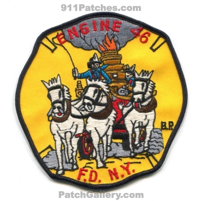 New York City Fire Department FDNY Engine 46 Patch (New York)
Scan By: PatchGallery.com
Keywords: of dept. f.d.n.y. company co. station