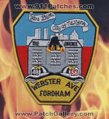 FDNY Fire Department Engine 48 Ladder 56 (New York)
Thanks to Paul Howard for this scan.
Keywords: city of dept. webster ave. avenue fordham bronx