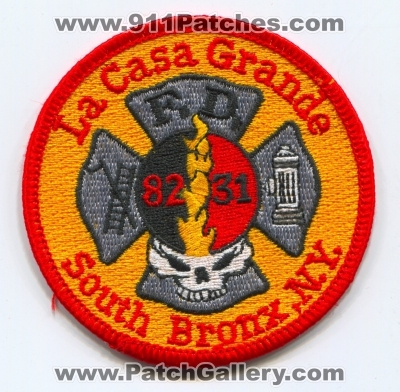 New York City Fire Department FDNY Engine 82 Ladder 31 Patch (New York)
Scan By: PatchGallery.com
Keywords: of dept. f.d.n.y. company co. station la casa grande south bronx