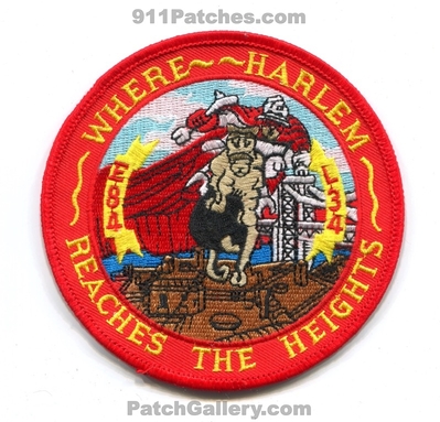 New York City Fire Department FDNY Engine 84 Ladder 34 Patch (New York)
Scan By: PatchGallery.com
Keywords: of dept. f.d.n.y. company co. station e84 l34 where harlem reaches the heights