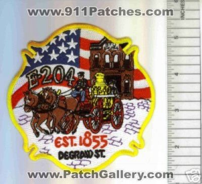 FDNY Fire Engine 204 (New York)
Thanks to Mark C Barilovich for this scan.
Keywords: department of e-204 degraw st. street